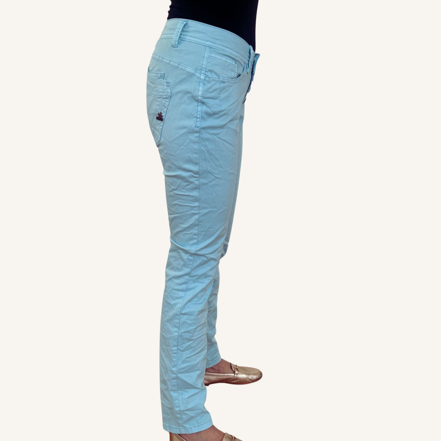 Malibu cropped stretch twill