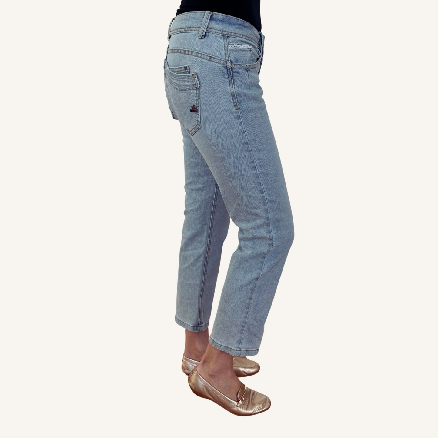 Malibu straight 7/8 stretch denim