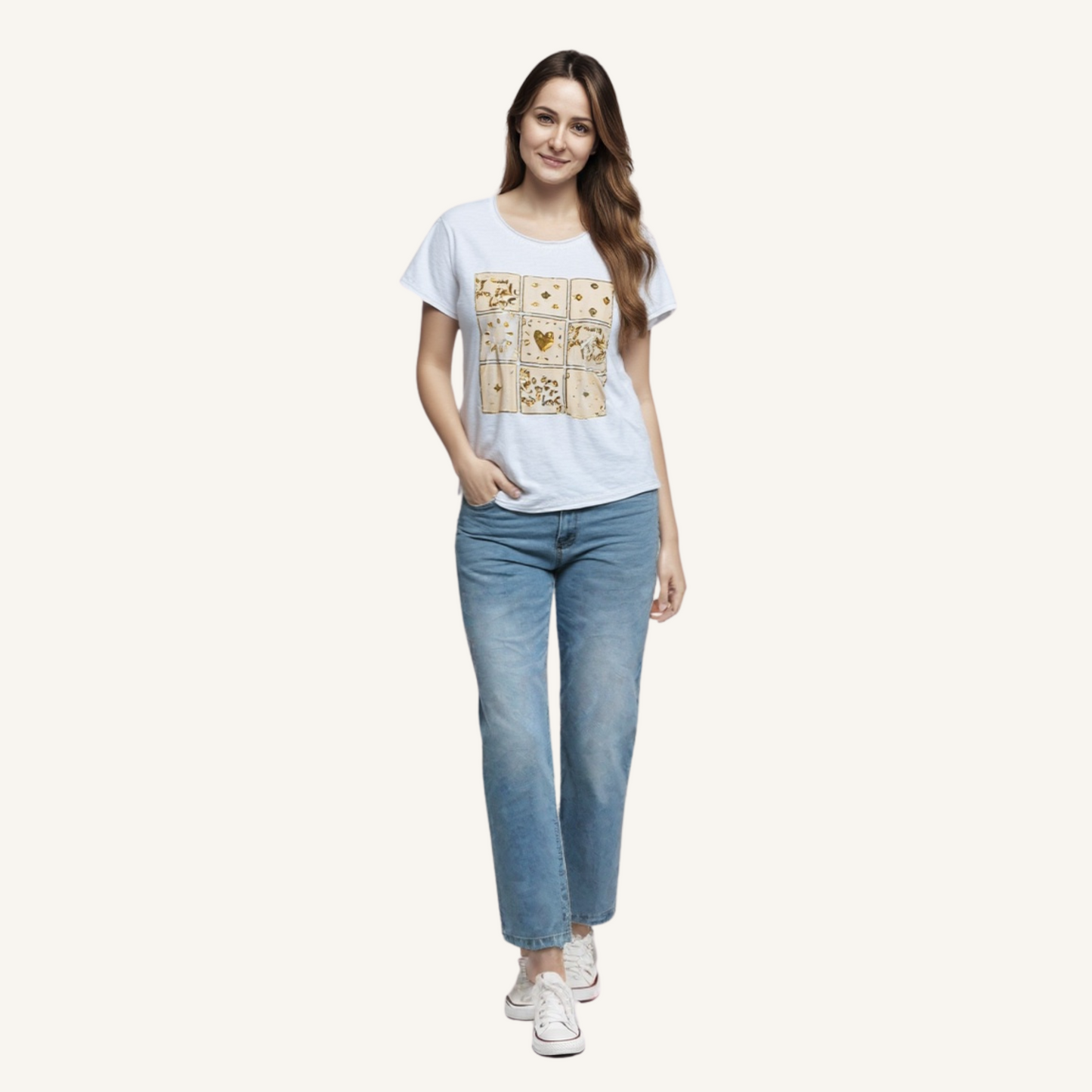 Kurzarm shirts print