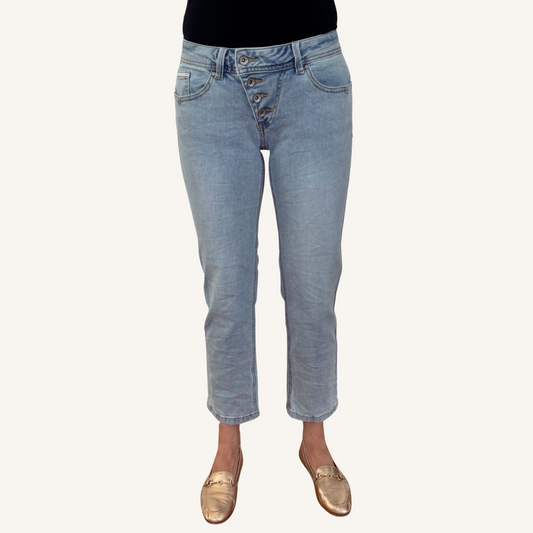 Malibu straight 7/8 stretch denim